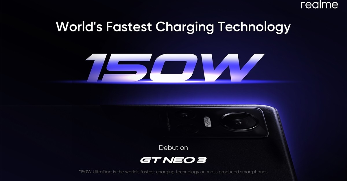 รองประธาน Realme บอกเอง Realme GT Neo3 จะเปิดตัวในช่วงครึ่งปีหลังมาพร้อมเทคโนโลยีการชาร์จที่ 200 วัตต์ 